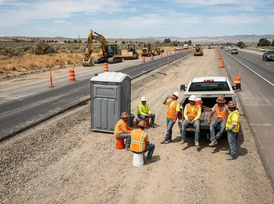 highway-road-construction-crew-007 — frequently asked questions, Porta Potty and Restroom Rentals in Reliez Valley, CA